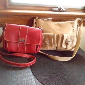 2 Leather purses -- STONE&CO / VILLAGER -- Like New! Excellent Condition!